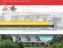 Tablet Screenshot of pestcontrolcenter.com